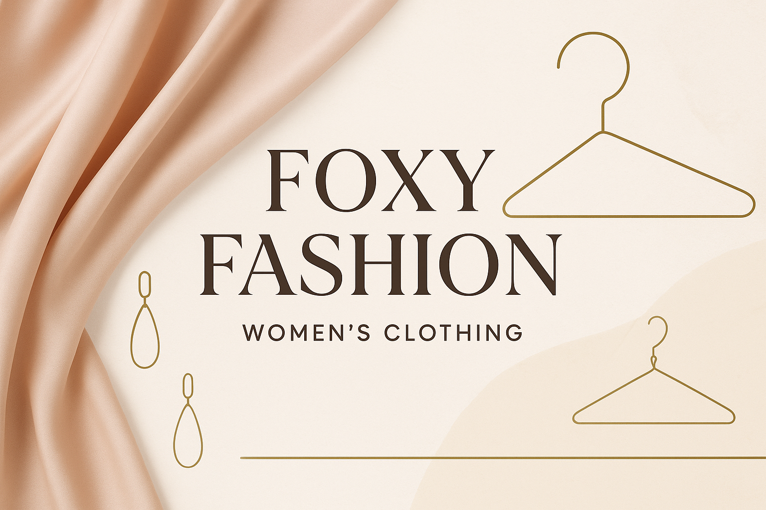 Women clothing store banner